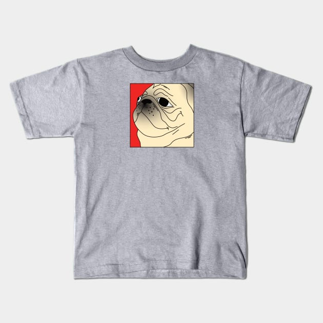 Pug Kids T-Shirt by magyarmelcsi